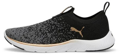 Obrázok produktu pre Puma Softride Premier Slip-On Knit Running ShoesLadies 309834 01 black , veľkosť topánok:37,5 EU