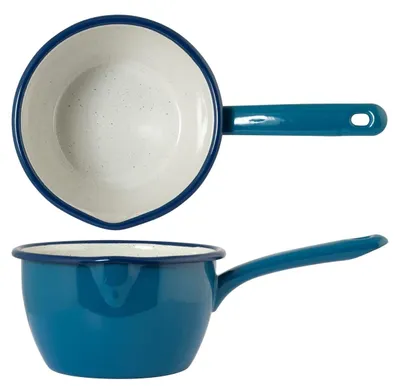Obrázek produktu pro Smaltovaný kastrol H&H s výlevkou, 14 cm