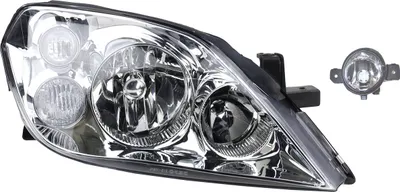 Produktbild von Scheinwerfer passend für Nissan Primera P12 01/2002 - H7 H7 Re. + Nebel. 26010AU800 26010AU80B 8200002470 2615089925 26150AU325 B4A5089 Johns