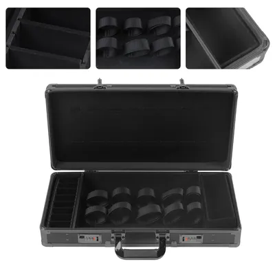 Immagine prodotto di Organizzatore da viaggio per parrucchieri, dimensioni compatte, design resistente, nero