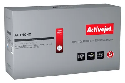 Produktbild von Activejet ATH-49NX toner (zamiennik HP 49X Q5949X, Canon CRG-708H; Supreme; 6000 stron; czarny
