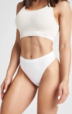 Produktbild von Gym Glamour String - Damen Fitness String - Farbe: Weiß, Größe: M