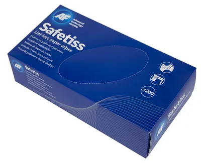Zdjęcie produktu dla AF STI200 Safetiss - 200 chusteczek w opakowaniu z dozownikiem