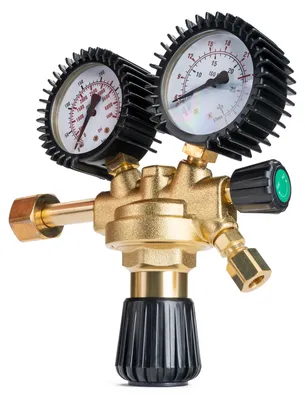 Produktbild von IPOTOOLS Profi Druckminderer Argon CO2 Schutzgas Druckregler MIG MAG TIG Schweißzubehör