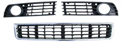 Stoßstange Gitter Abdeckung NSW LINKS RECHTS + MITTE für Audi A4 8E B6 – Produktansicht