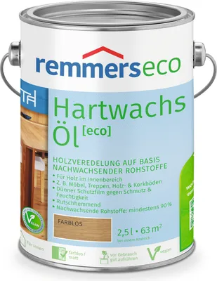 Produktbild von Remmers Hartwachs-Öl [eco] farblos 2,5 l, Leinölfirnis