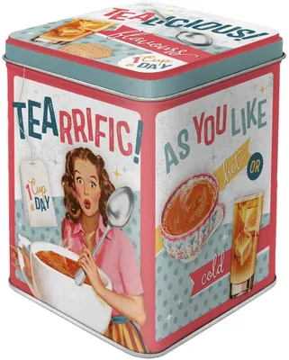 Produktbild von Nostalgic-Art - Teedose - Say it 50's - Tealicious & Tearrific