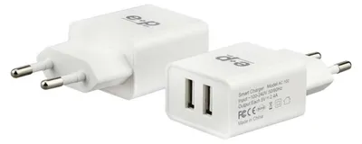 Image de E+P Elektrik Chargeur USB 2x,4.800mA AC102 ws
