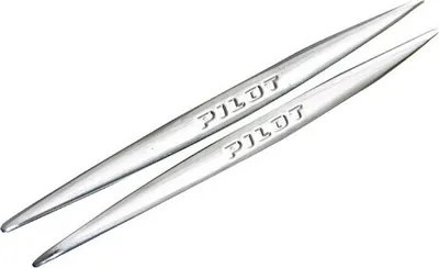 Image de Chrome Decos, décorations adhésives chromées, 2 pcs - 290 mm