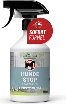 Produktbild von naturetrend Hunde Stop 500ml - Hundeabwehrspray Hundeschreck gegen Urinieren I Hunde Abwehrspray zum Hunde vertreiben I Hundeabwehrspray Innen- und Außenanwendung