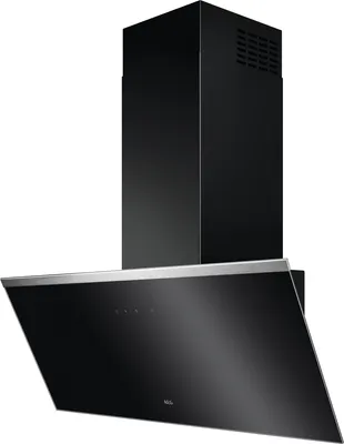 Produktbild von AEG 6000 Hob2Hood® / Wandhaube / 90 cm / Schwarz DVE5961HB Schwarz