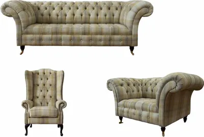 Produktbild von Sofa 3+1+1 Sitzer Textil Sofas Polster Garnitur Sofagarnitur Couchen
