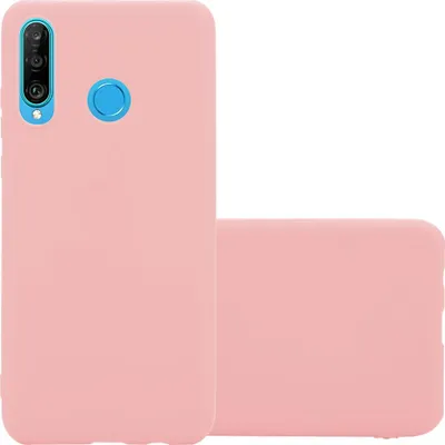Produktbild von Cadorabo Hülle für Huawei P30 LITE Schutzhülle in Rosa Handyhülle TPU Silikon Etui Case Cover