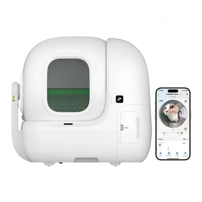 Produktbild von PETKIT PUROBOT MAX PRO Self-Cleaning Cat Litter Box White EAN: 6975069305509