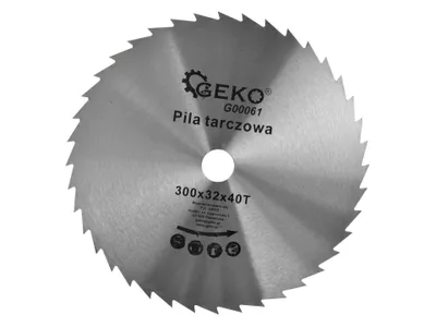 Obrázek produktu pro Geko G00061 - Pilový kotouč na dřevo (300 x 32 x 40 T, 12 ks)
