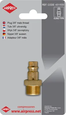 Produktbild von Schnellkupplungsstecker Mit 3/8'' Aussengewinde - Ap 4311533
