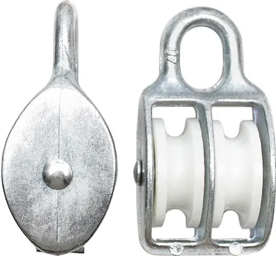 Produktbild von Seilrolle Drahtseilblock Umlenkrolle Blockseilrolle 40 doppelt