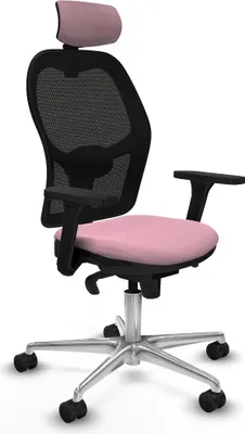 Produktbild von Bürostuhl mit Kopfstütze Jorquera Piqueras y Crespo 3D086N2 Rosa