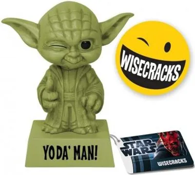Immagine prodotto di FUNKO BOBBLE HEAD KNOCKER STAR WARS YODA MAN WISECRACKS NUOVO  Funko
