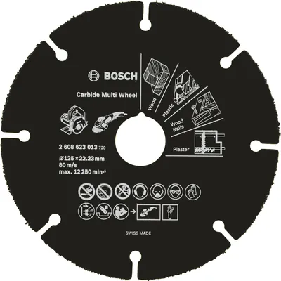 Produktbild von Bosch Trennscheibe 125 mm HM Carbide Multi Wheel HM Winkelschleifer 2608623013