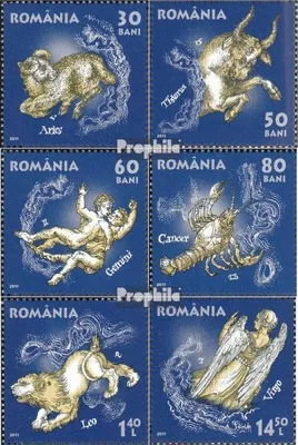 Produktbild von Briefmarken Rumänien 2011 Mi 6524-6529 (kompl.Ausg.) postfrisch Tierkreiszeichen