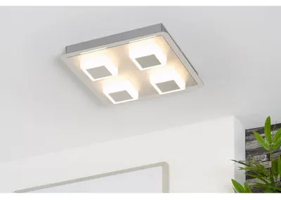 Produktbild von Briloner LED- Deckenleuchte 4-flg. alu-chrom