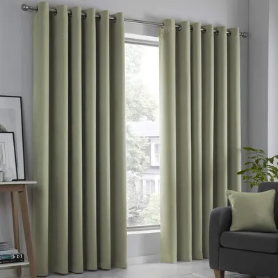 Obrázek produktu pro Zelené termožaluzie – sada 2 kusů, rozměry 168 x 137 cm, s oky