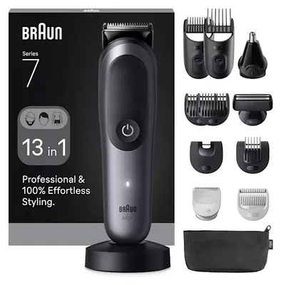 Immagine prodotto di Braun AIO7560, nero, grigio, 0,5 mm, 2,1 cm, universale, batteria, 120 min