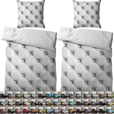Produktbild von SANILO® Bettwäsche 135x200 cm, 100% feinste Baumwolle, 4-teilig, Bettbezug, Kissenbezug 80x80cm - Comfort