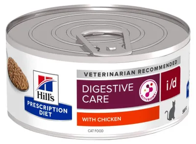 Produktbild von PATEE Katzenfutter für ausgewachsene Katzen (verschreibungspflichtig) I/D Verdauungsfutter (Box) - HILL'S