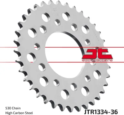 Immagine prodotto di JTSPROCKETS, pignone per catena, modello JTR1334.36, posteriore, Acciaio al carbonio