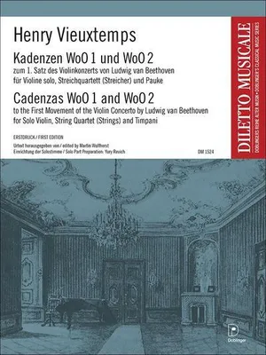 Produktbild von Kadenzen WoO 1 und WoO 2