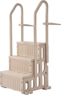 Produktbild von 3-stufige Poolleiter Sicherheitsleiter 181 kg für 91,4–121,9cm große Pools