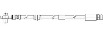 Produktbild von CEF 515288 Bremsschlauch für VW POLO (AW1, BZ1) T-Cross (C11) für SEAT Arona (KJ7) für SKODA Kamiq (NW4)
