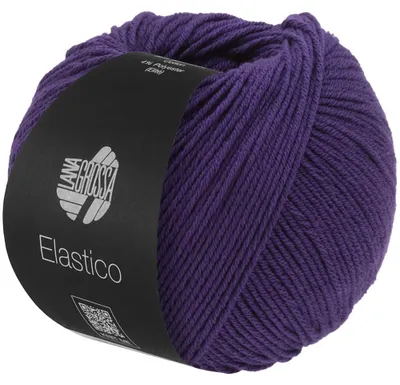 Produktbild von Lana Grossa ELASTICO 50 g Baumwoll-Klassiker mit leichtem Stretch-Anteil 160 m Farbe 198 - Dunkelviolett