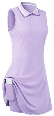 Produktbild von FREEYE Ärmelloses Golf-Tenniskleid für Damen, mit Innenshorts und Taschen, für W