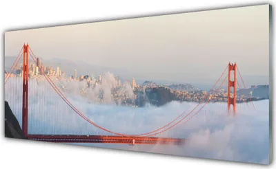 Produktbild von Glasbilder 125x50 Wandbild Druck auf Glas Brücken Architektur
