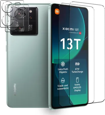 Immagine prodotto di Vetro blindato per Xiaomi 13T / 13T Pro pellicola protettiva 2x fotocamera pellicola protettiva in vetro 2x pellicola blindata