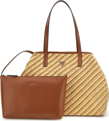 Produktbild von GUESS Shopper Handtasche Vikky II Large natural/cognac : cognac-38 Farbsortierung: cognac-38