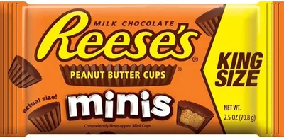 Produktbild von Reese's Minis Peanut Butter Cups King Size (16 x 70g)