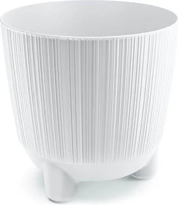 Obrázek produktu pro Květináč s nožičkami RYFO N 19,5 cm - Barva: bílá