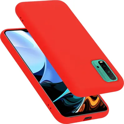 Image de Cadorabo Housse de protection pour Xiaomi RedMi 9T / POCO M3 Housse en rouge Housse pour portable Case Cover TPU Etui