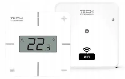 Obrázek produktu pro Bezdrátový pokojový regulátor bílý T-2x Wi-Fi Tech ovladače