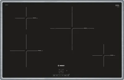 Obrázek produktu pro Bosch PIE845BB1E, Černá, Vestavěné, Indukční varná deska se zónami, Sklokeramický, 4 zóna/zón, 4 zóna/zón
