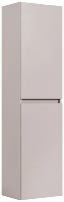 Produktbild von Rodan Bad Hochschrank 136cm - Hängend - Kaschmir Matt - Badezimmerschrank Schmal - SIMPLE