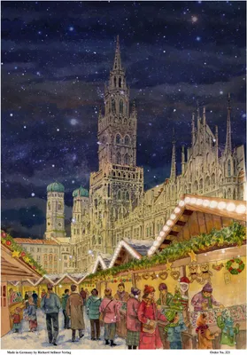 Produktbild von Adventskalender "München Marienplatz"