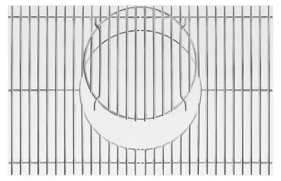 Produktbild von 48 cm Edelstahl Grillrost für Weber Genesis II LX 300 Serie Gasgrills und Genesis II E/S 310 315 320 325 340, Gourmet System Edelstahl-Grillroste