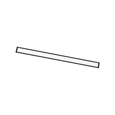 Image de Luminaire encastré noir linéaire 120 cm, lumière chaude LED 24 W HIATE 1828 Shilo