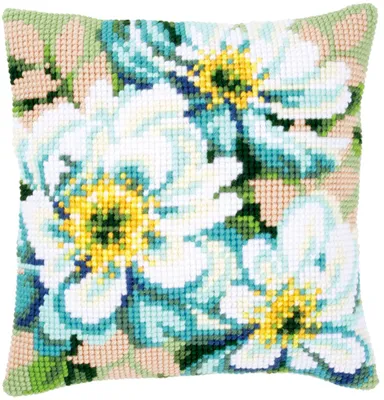 Produktbild von Vervaco PN-0148718 Kreuzstichkissen Japanische Anemone II