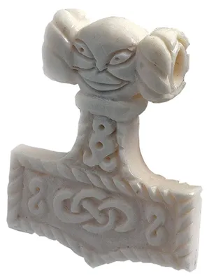 Produktbild von Thorhammer  Knochen Anhänger Schmuck Wikinger Viking